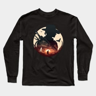 The hunter and the bush Long Sleeve T-Shirt